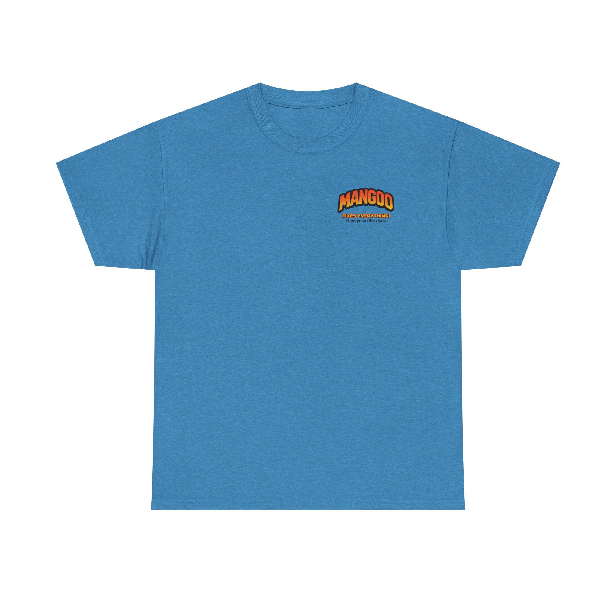 Mangoo Fixes Everything T-Shirt | Vintage Handyman Cartoon Tee
