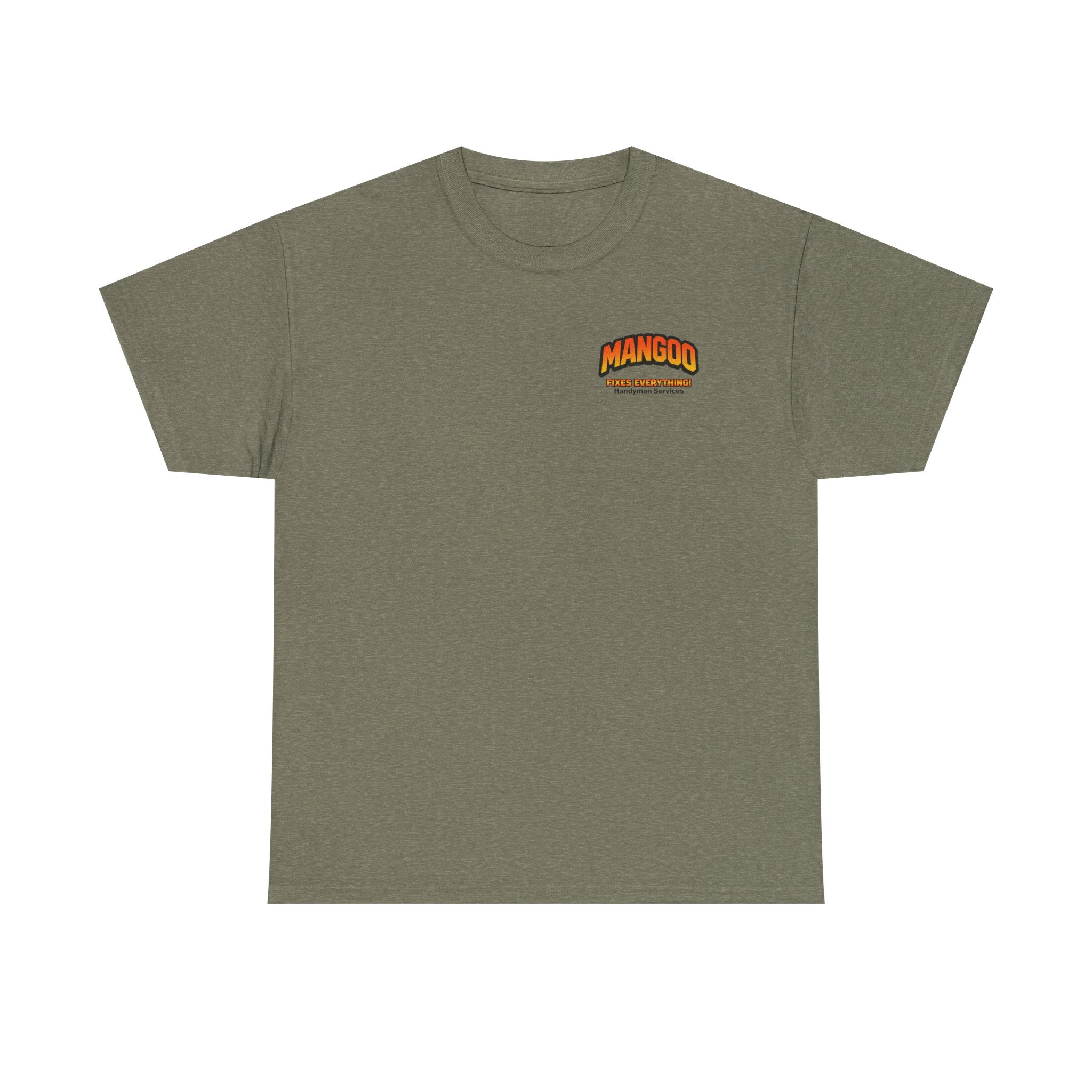 Mangoo Fixes Everything T-Shirt | Vintage Handyman Cartoon Tee