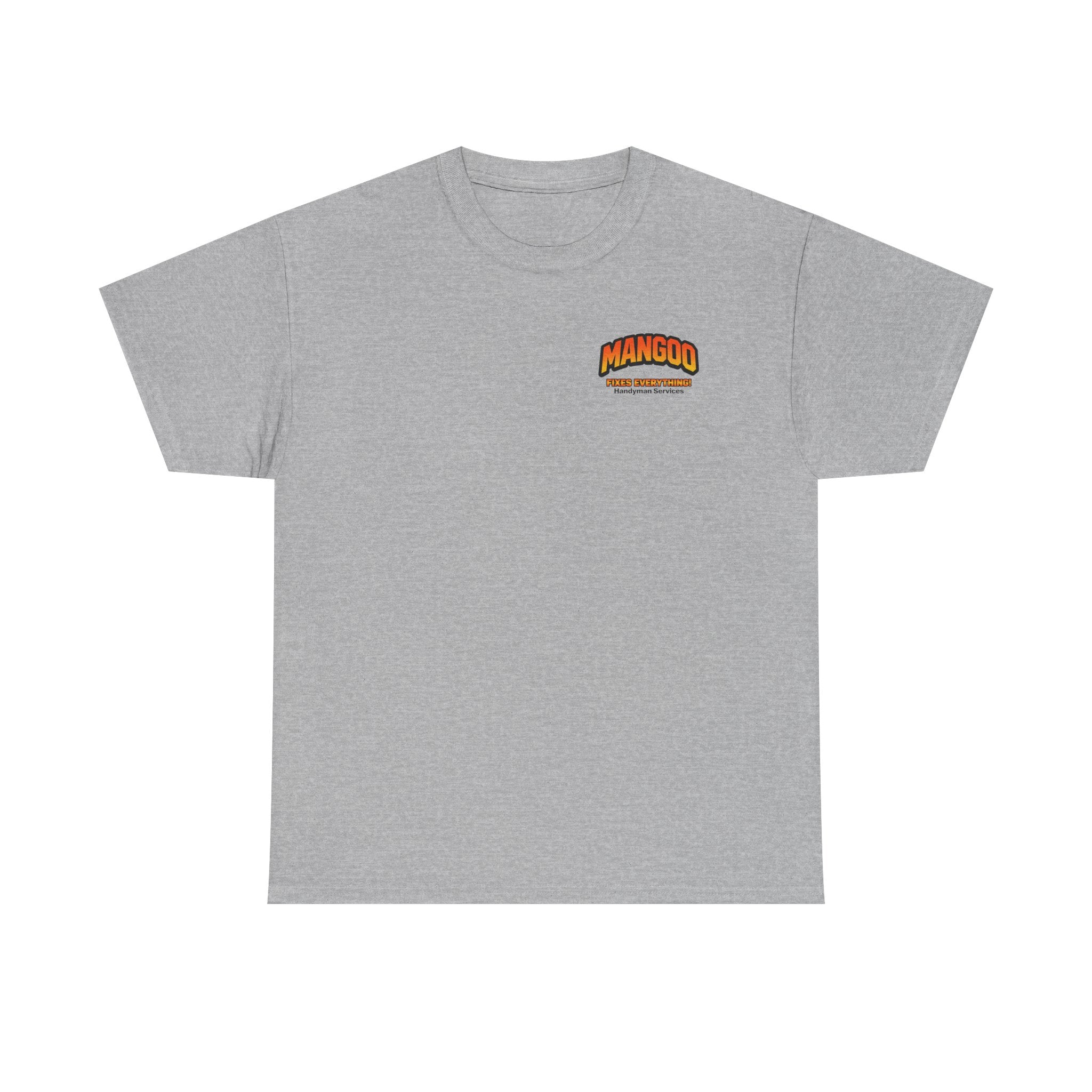 Mangoo Fixes Everything T-Shirt | Vintage Handyman Cartoon Tee